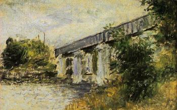 尅勞德 莫奈 The Railway Bridge at Argenteuil